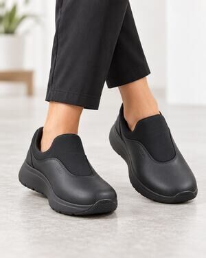 Clove Contour Comfort System Slip-On Work Shoes – Black – Women’s 7.5